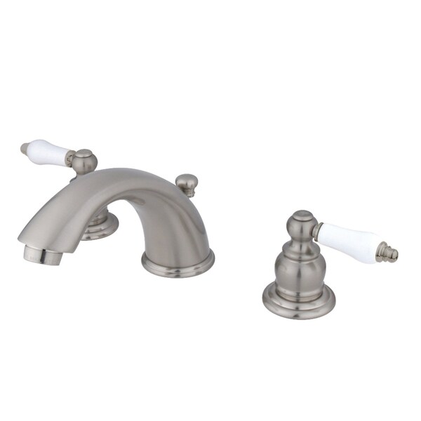 Kingston Brass KB968PL Magellan Widespread Bathroom Faucet, Brushed Nickel KB968PL - main